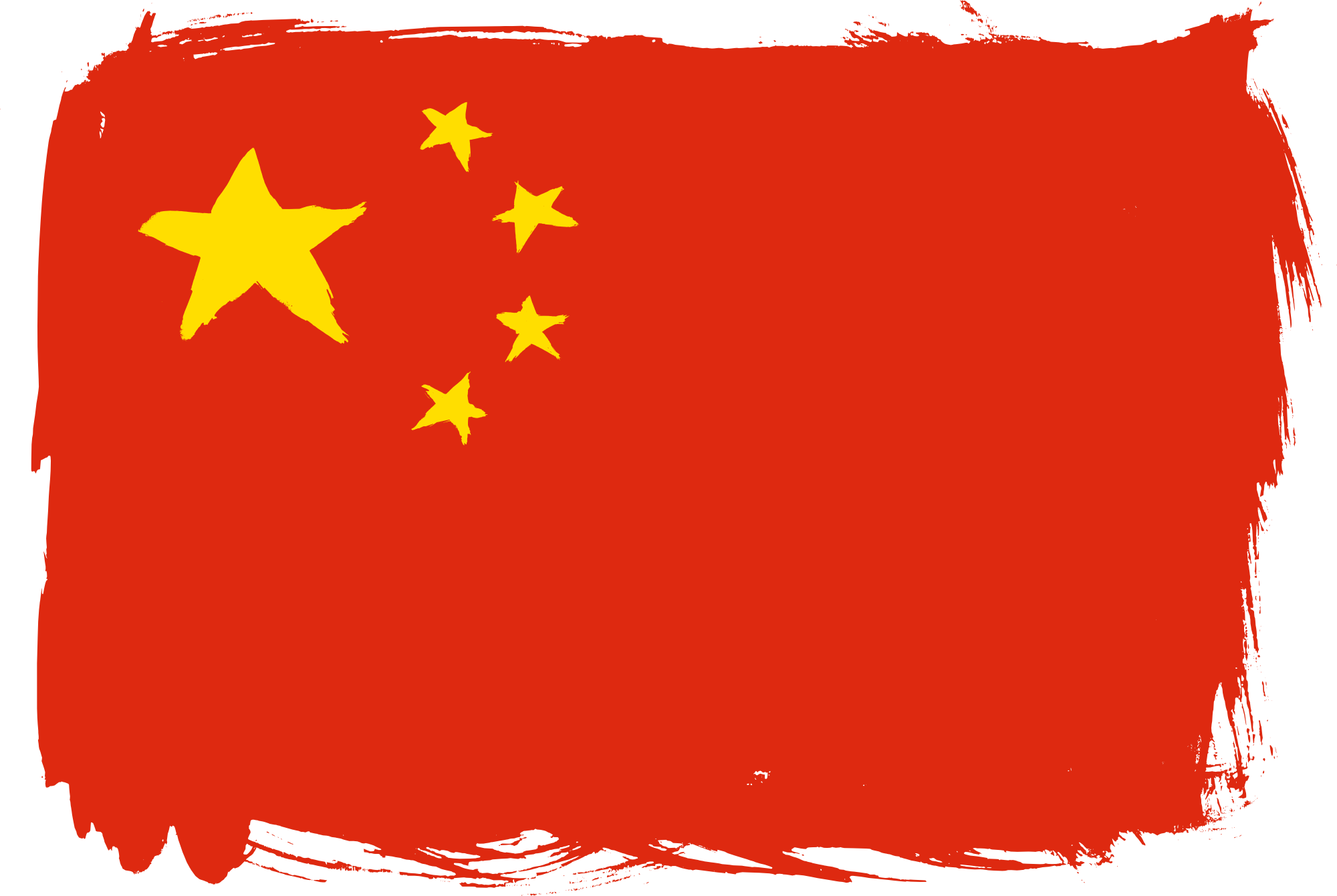 Downloadable Chinese flag image in PNG