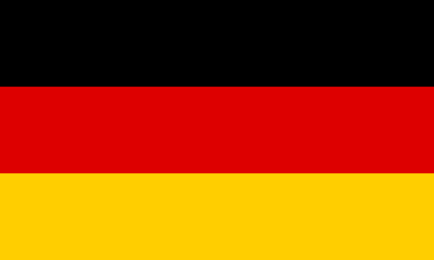 The flag of Germany flying high in the sky flagpng.com