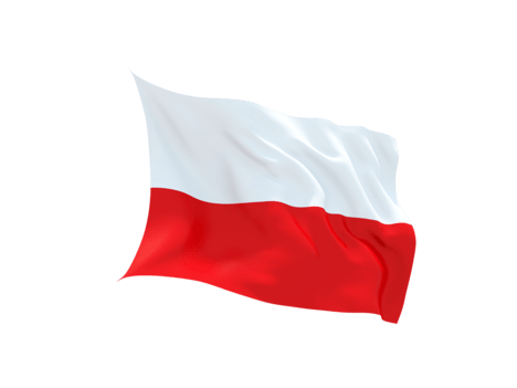 Polish flag at half-mast in honor of fallen heroes flagpng.com