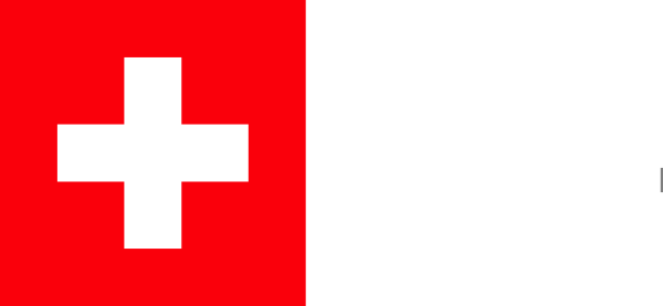 Swiss Flag Against a Picturesque Swiss Countryside flagpng.com