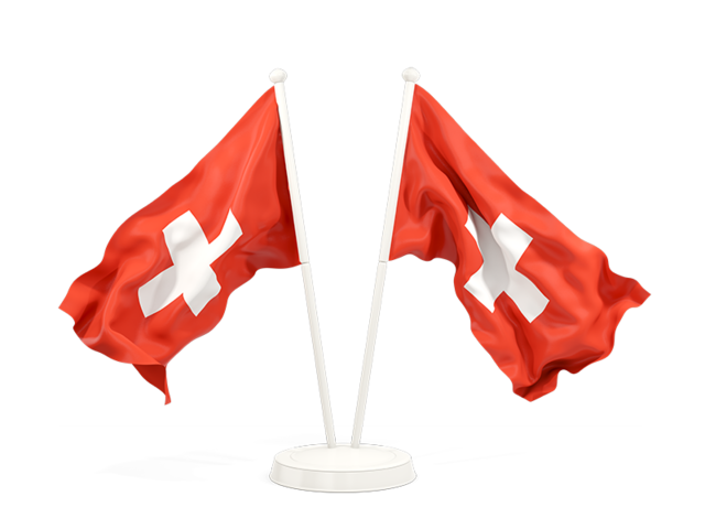 Detailed Close-Up of the Swiss Flags Cross Symbol flagpng.com