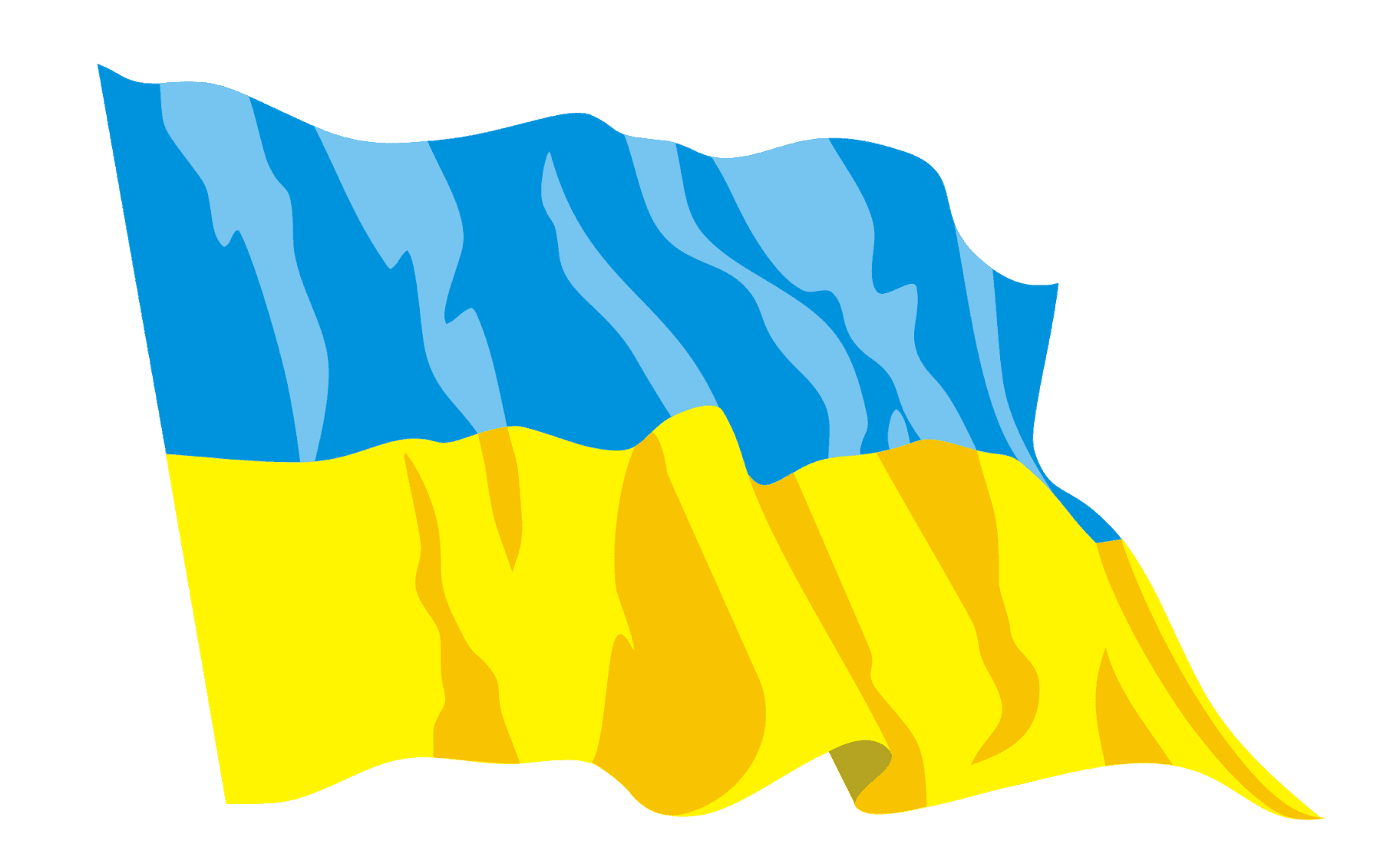 Ukrainian Flag in Modern and Sleek Design flagpng.com