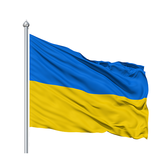 Simple yet Striking Ukraine Flag Image